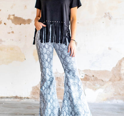 Snake Flare Jeans